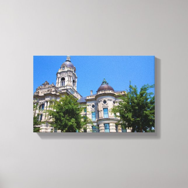 Impressão Em Tela O Antigo Tribunal de Vanderburgh (Frente)