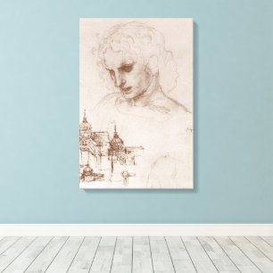 Impressão Em Tela O Apóstolo de Leonardo da Vinci Castelo Sforza