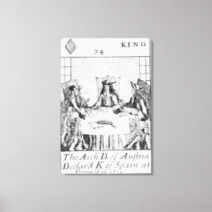 Impressão Em Tela O Archduke de Áustria declarou o rei da espanha