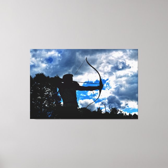 Impressão Em Tela O arqueiro (Frente)