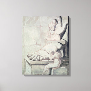 Impressão Em Tela O artista no desespero sobre o valor de