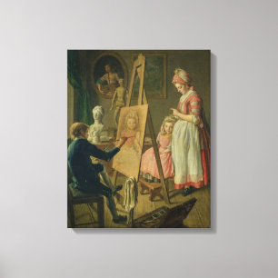 Impressão Em Tela O artista novo, c.1760