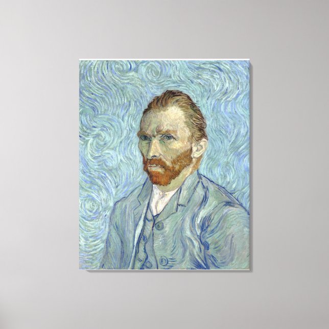Impressão Em Tela O autorretrato de Vincent van Gogh (Frente)