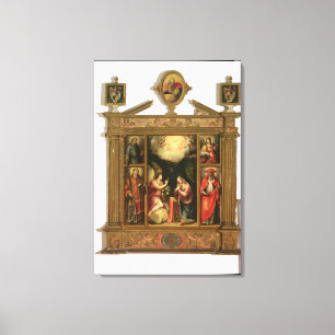 Impressão Em Tela O aviso, 1581