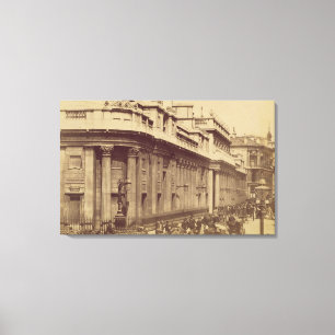 Impressão Em Tela O Banco da Inglaterra, Londres, c.1880 (foto do