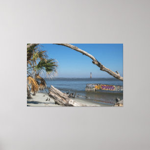 Impressão Em Tela O Barco Folly E Morris. Clara