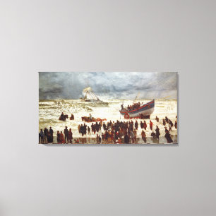 Impressão Em Tela O barco salva-vidas, 1873