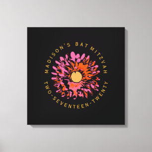 Impressão Em Tela O bastão TÃO BONITO Mitzvah assina dentro o