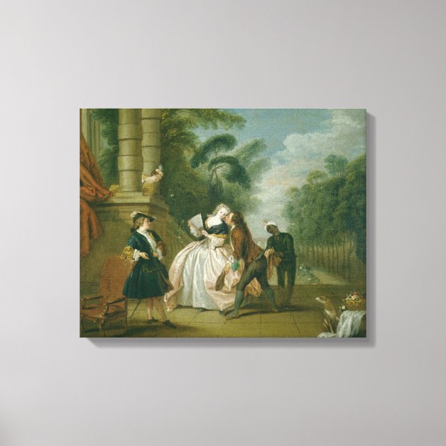 Impressão Em Tela O Beijo (Frente)