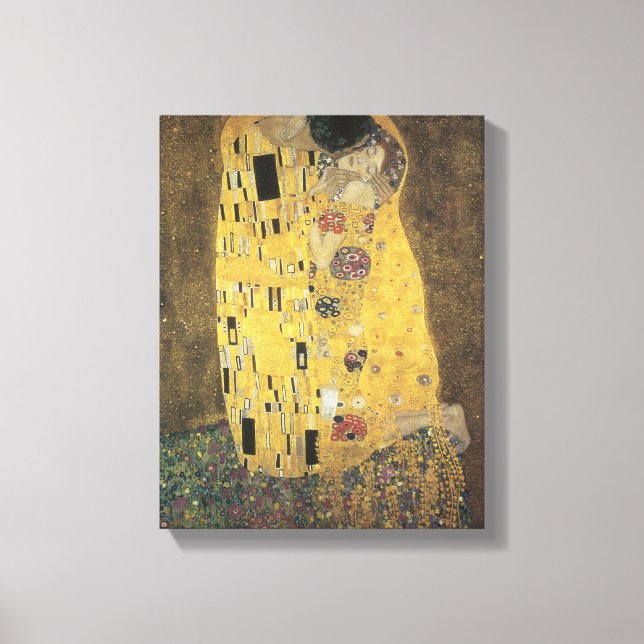 Impressão Em Tela O Beijo (Frente)