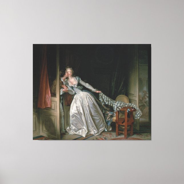 Impressão Em Tela O Beijo Roubado (Frente)