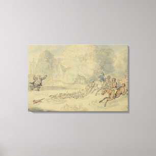 Impressão Em Tela O botânico irritado (w/c, caneta & tinta e lápis