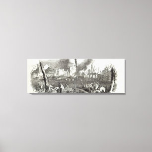 Impressão Em Tela O Bowling Green e a Marketfield-rua, novos