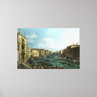 Impressão Em Tela O Bucintoro no Molo por Canaletto (Giovanni