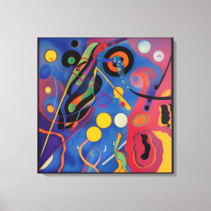 Impressão Em Tela O Bug Kandinsky