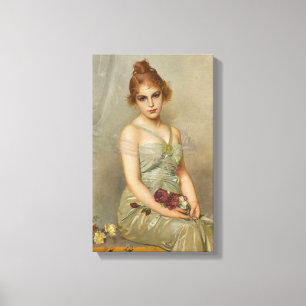 Impressão Em Tela O Buquê de Vittorio Matteo Corcos