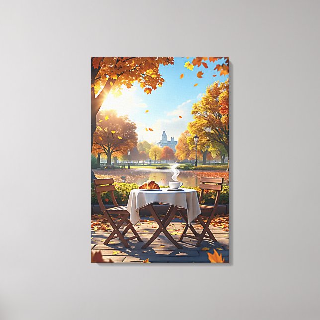 Impressão Em Tela O café da manhã de outono (Frente)