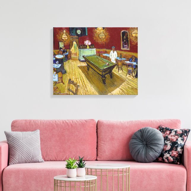 Impressão Em Tela O Café da Noite | Van Gogh | (Insitu(Sala de estar))