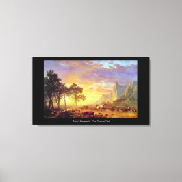 Impressão Em Tela O Caminho do Oregon - Albert Bierstadt