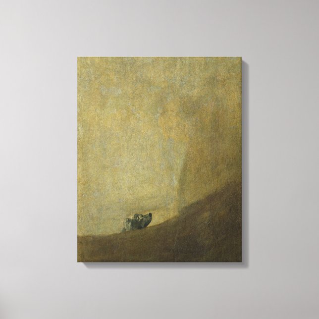 Impressão Em Tela O Cão, 1820-23 (Frente)