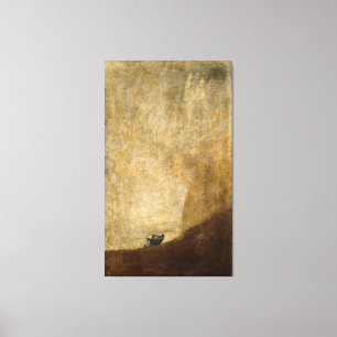 Impressão Em Tela O cão (pinturas pretas) por Francisco Goya 1820