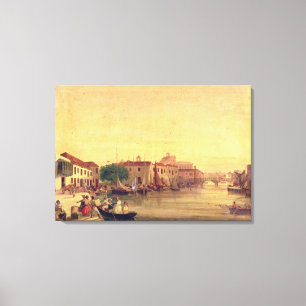 Impressão Em Tela O Careenage, Bridgetown, Barbados, c.1848