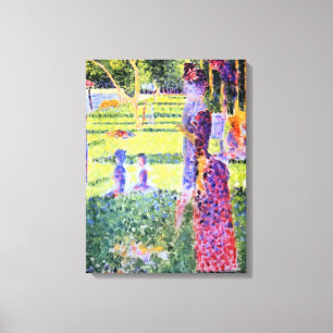 Impressão Em Tela O Casal de Georges Seurat, Pointillismo Antigo