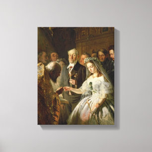 Impressão Em Tela O casamento arranjado, 1862