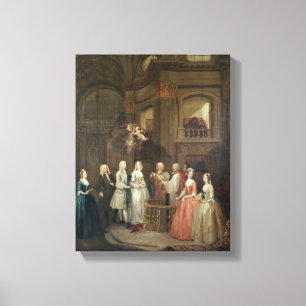 Impressão Em Tela O casamento de Stephen Beckingham e de Mary Cox