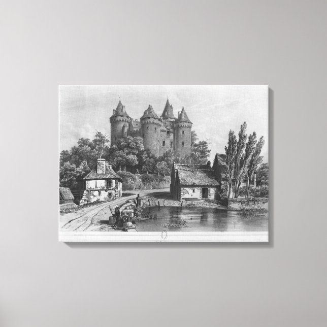 Impressão Em Tela O Castelo de Combourg (Frente)