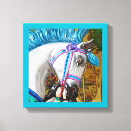 Impressão Em Tela O Cavalo Pintado de Feliz-volta 2