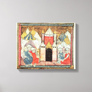 Impressão Em Tela O cerco do Castelo-Gaillard