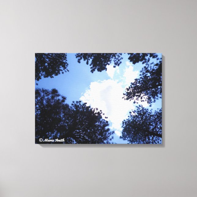 Impressão Em Tela O Céu é o Limite (Frente)