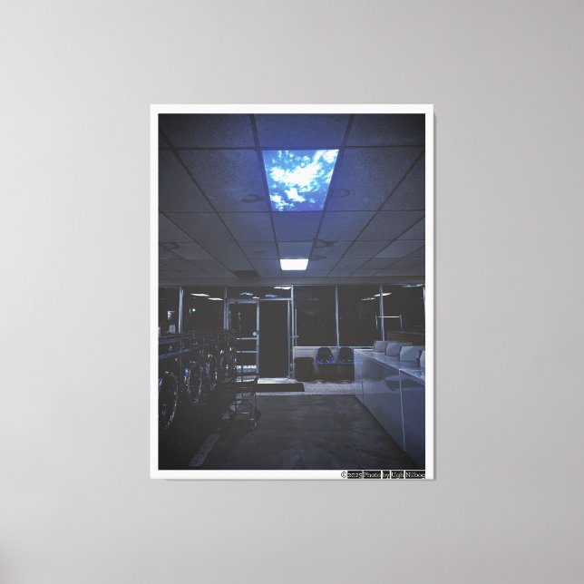 Impressão Em Tela o céu está caindo (Frente)