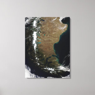 Impressão Em Tela O Chile e a região Patagonian de Argentina