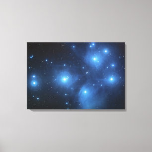 Impressão Em Tela O cluster estrelado de Pleiades também conhecido c