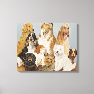 Impressão Em Tela O comensal dos cães