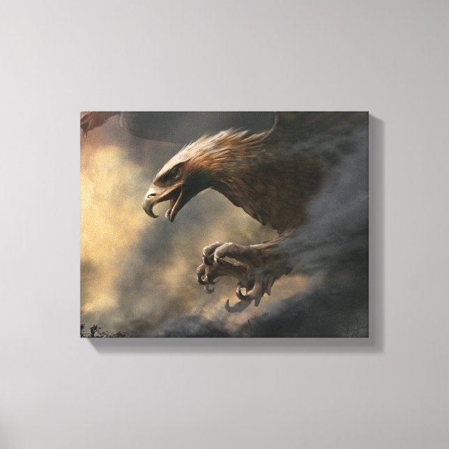 Impressão Em Tela O conceito das águias-Excelentes (Frente)