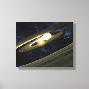 Impressão Em Tela O conceito do artista que mostra uma protuberânci