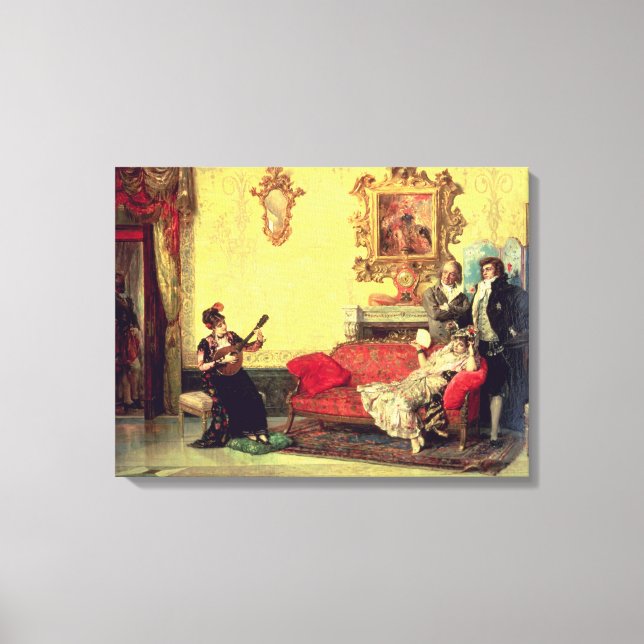 Impressão Em Tela O concerto 2 (Frente)