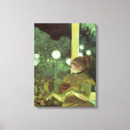 Impressão Em Tela O concerto de café de Edgar Degas, Vintage Fine Ar