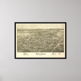 Impressão Em Tela O Condado de Erie do leste norte Pensilvânia