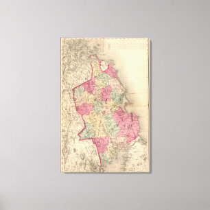 Impressão Em Tela O Condado de Plymouth