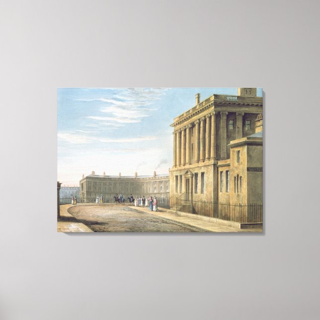 Impressão Em Tela O Crescente Real, Bath 1820 (Frente)