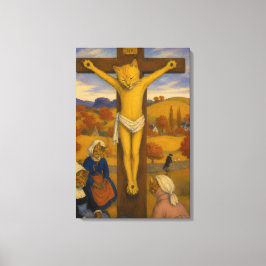 Impressão Em Tela O Cristo Amarelo Gatos – Felinos Inspirados em Gau