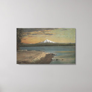 Impressão Em Tela O Dalles, Oregon - a capa do Mt. de Colômbia Rive