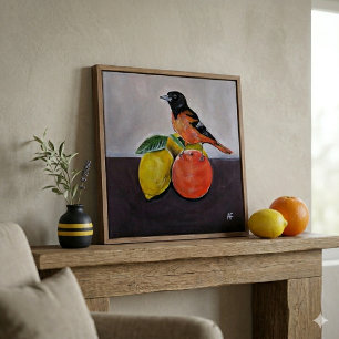 Impressão Em Tela O Descanso do Oriole Pintura de Alfred Fox