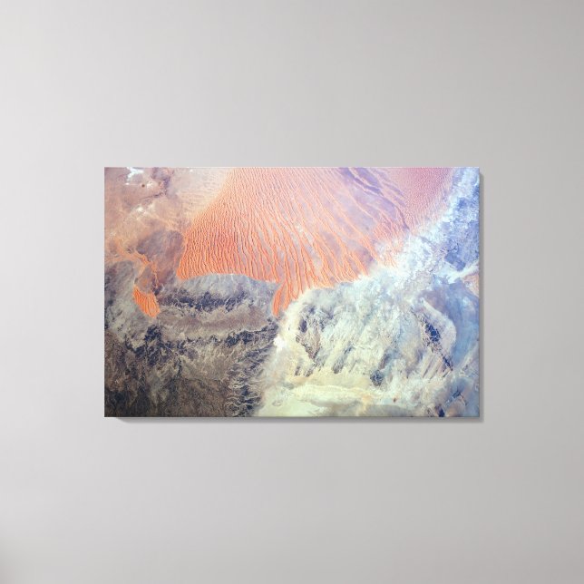 Impressão Em Tela O Deserto Do Sara Na Argélia, Norte De África. (Frente)