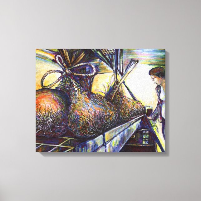 Impressão Em Tela O destino da vida ferida (Frente)