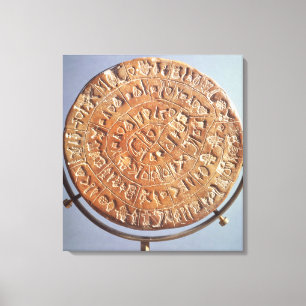 Impressão Em Tela O disco Phaistos, com significado desconhecido